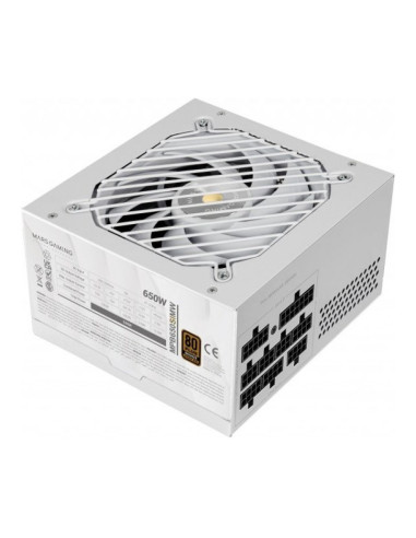 Mars Gaming MPB650SIM Fuente de alimentación Blanca 650W