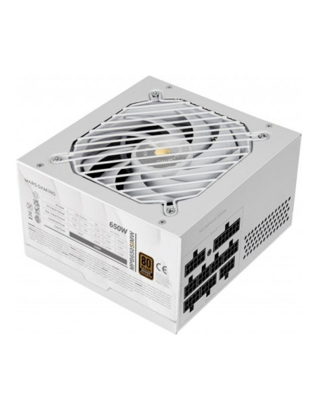 Mars Gaming MPB650SIM Fuente de alimentación Blanca 650W