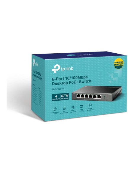 TP-Link TL-SF1006P Switch 6 puertos