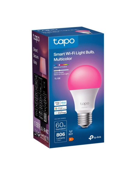 TP-Link Tapo TL13E 6500K WiFi E27 (Pack de 2) Bombilla inteligente