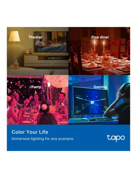 Tp-Link Tapo TL13E 6500K WiFi E27 Bombilla inteligente