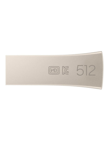 Pendrive Samsung Bar Plus 512GB Plata brillante USB 3.1