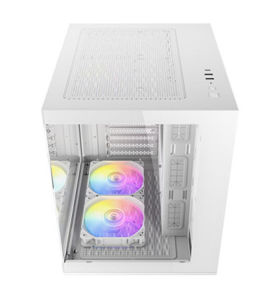 Antec CX60M aRGB Blanca Micro-ATX Caja para PC