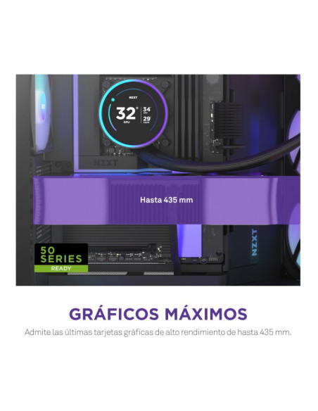 NZXT H9 Flow RGB+ (2025) ATX Caja para PC