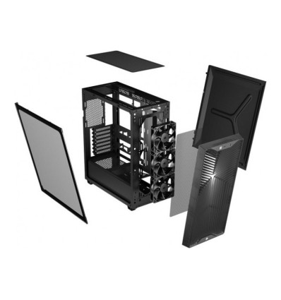 Corsair 3200D RS Smoke ATX Caja para PC