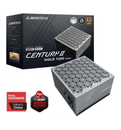 Montech Century II 1200W ATX 3.1 (PCIe 5.1) Fuente de alimentación 1200W