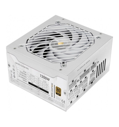 Mars Gaming MPB1200PSI Fuente de alimentación Blanca 1200W