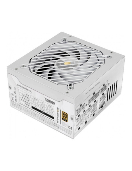 Mars Gaming MPB1200PSI Fuente de alimentación Blanca 1200W