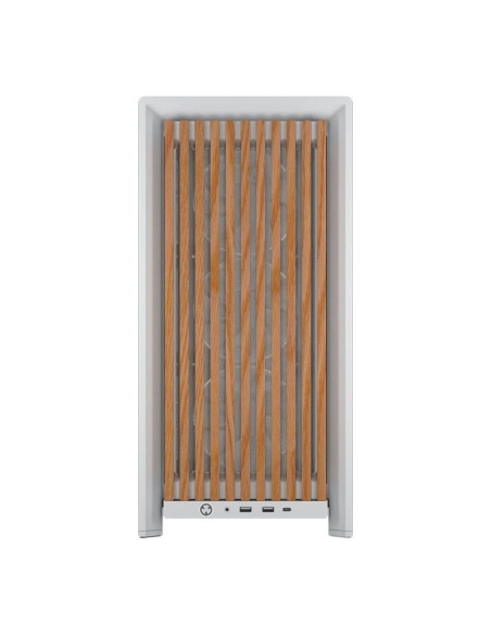 Corsair Frame 4000D RS Wood White & Oak ATX Caja para PC