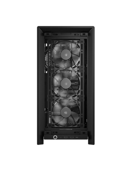 Corsair Frame 4000D RS Wood Black & Walnut ATX Caja para PC