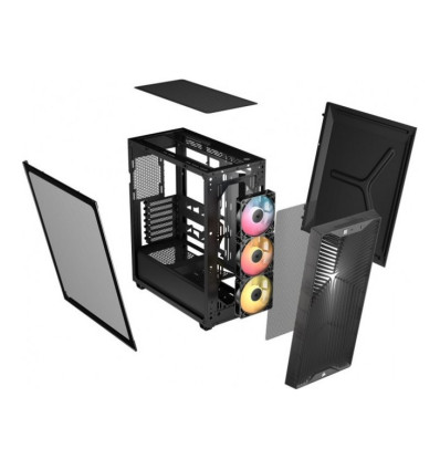 Corsair 3200D RS aRGB Smoke ATX Caja para PC