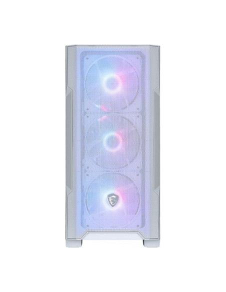 MSI MAG Forge M100R Blanca Micro-ATX Caja para PC