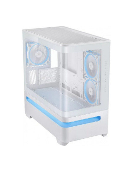 Asus Prime AP202 TG aRGB Blanca Micro-ATX Caja para PC