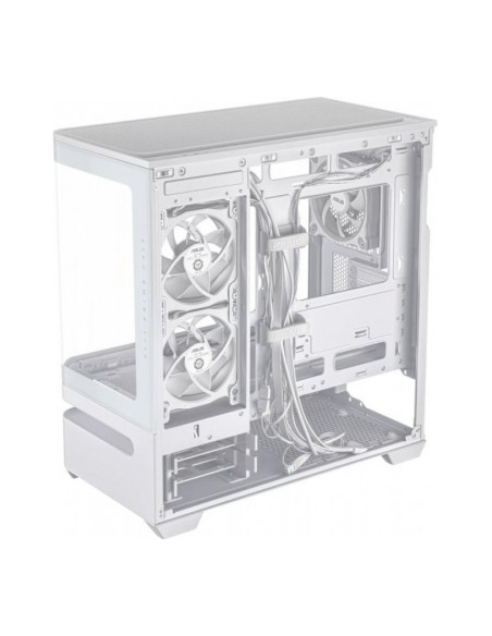 Asus Prime AP202 TG aRGB Blanca Micro-ATX Caja para PC