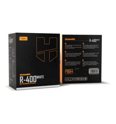 NOX Hummer R-400 Blanco Disipador CPU
