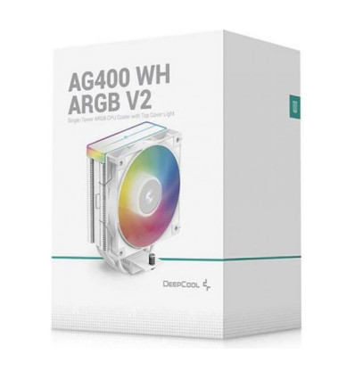 DeepCool AG400 ARGB V2 Blanco Disipador CPU
