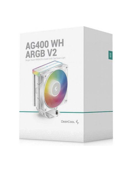 DeepCool AG400 ARGB V2 Blanco Disipador CPU