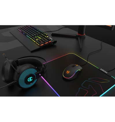 KROM ALFOMBRILLA GAMING KNOUT RGB