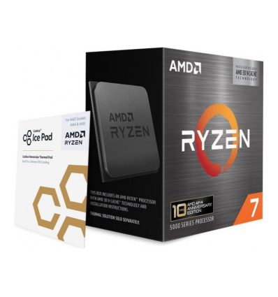 AMD Ryzen 7 5800X3D Edición 10 aniversario Socket AM4 CPU