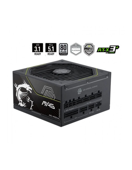 MSI MAG A1200PLS ATX 3.1 (PCIe 5.1) Fuente de alimentación 1200W
