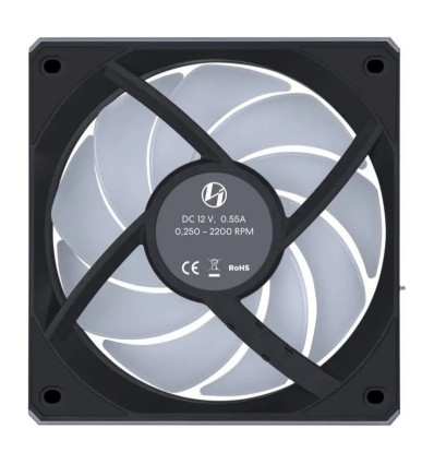 Lian Li UNI FAN CL120 Wireless RGB PWM Black 120mm Ventilador PC