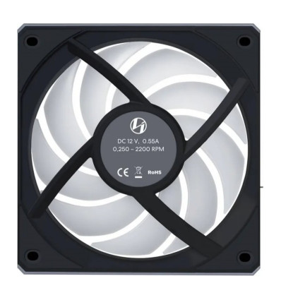 Lian Li UNI FAN CL120 Wireless RGB Reverse Blade PWM Black 120mm Pack de 3 ventiladores PC