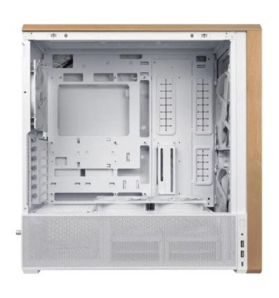 Lian Li Lancool 217 Wood Blanca e-ATX Caja para PC
