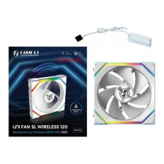 Lian Li UNI Fan SL Wireless 120 aRGB Reverse Blanco 120mm Ventilador PC