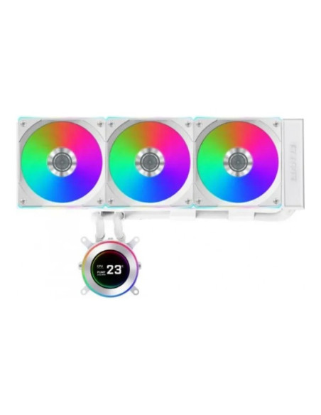 Lian Li Hydroshift II LCD-C 360CL Blanca 360mm Refrigeración líquida PC