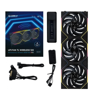 Lian Li UNI Fan TL Wireless 120 aRGB 120mm Pack de 3 ventiladores PC