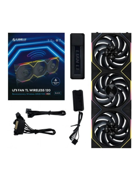 Lian Li UNI Fan TL Wireless 120 aRGB 120mm Pack de 3 ventiladores PC