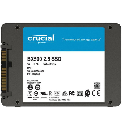 DISCO SSD CRUCIAL 240GB BX500 CT240BX500SSD1