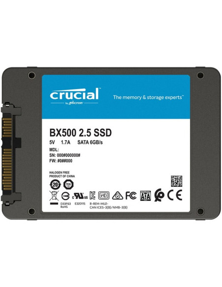 DISCO SSD CRUCIAL 240GB BX500 CT240BX500SSD1