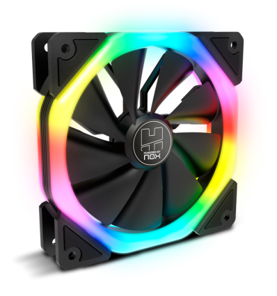 VENTILADOR NOX HUMMER S-FAN ARGB 120MM