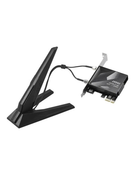 Tarjeta de red PCIe MSI Herald WiFi 7 BE9400 + Bluetooth 5.4