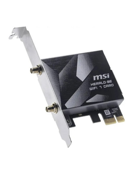 Tarjeta de red PCIe MSI Herald WiFi 7 BE9400 + Bluetooth 5.4