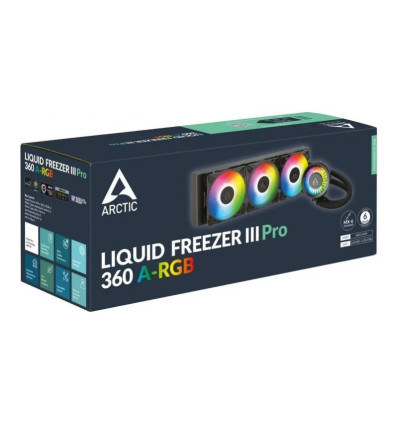 Arctic Liquid Freezer III Pro 360 ARGB Black 360mm Refrigeración líquida PC