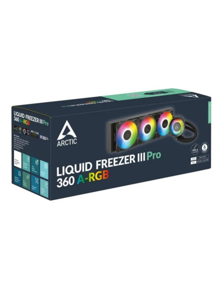 Arctic Liquid Freezer III Pro 360 ARGB Black 360mm Refrigeración líquida PC