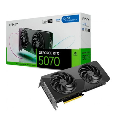 PNY GeForce RTX 5070 Slim Dual Slot OC 12GB GDDR7 DLSS4