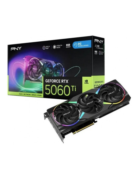 PNY GeForce RTX 5060 Ti aRGB OC Triple Fan 8GB GDDR7 DLSS4