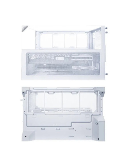 Lian Li O11 Vision-M Blanca Micro-ATX Caja para PC