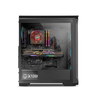 CAJA NOX HUMMER QUANTUM ARGB NEGRA
