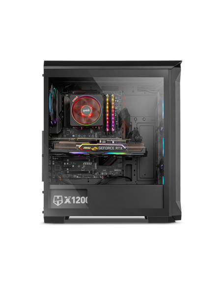 CAJA NOX HUMMER QUANTUM ARGB NEGRA