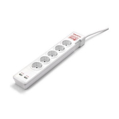 REGLETA SALICRU SPS SAFE 5 TOMAS + 2 USB
