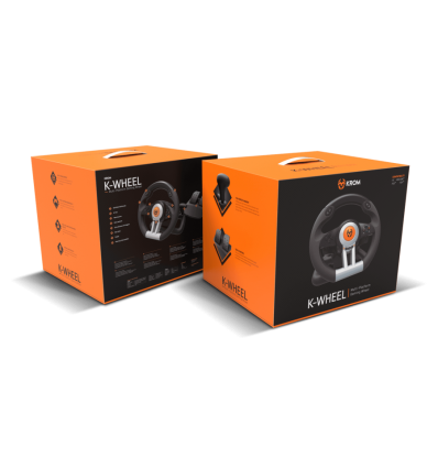 VOLANTE NOX KROM K-WHEEL PC/PS3/PS4/XBOXONE