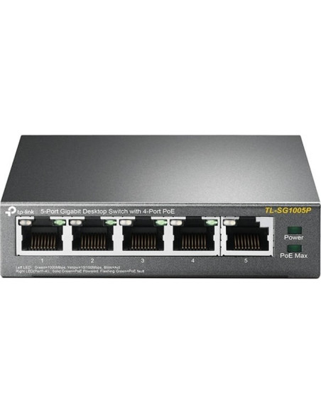 SWITCH 5 PUERTOS TP-LINK TL-SG1005P GIGABIT 4POE