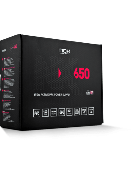 FUENTE ALIMENTACION NOX URANO NX 650W