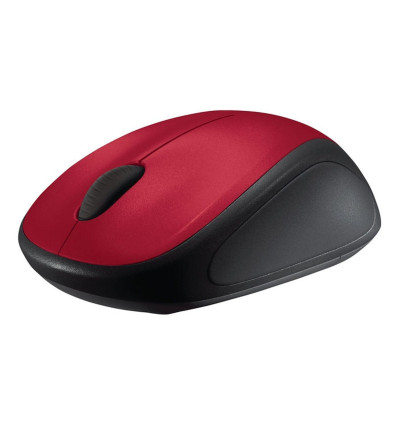 RATON LOGITECH M235 WIRELESS ROJO/NEGRO