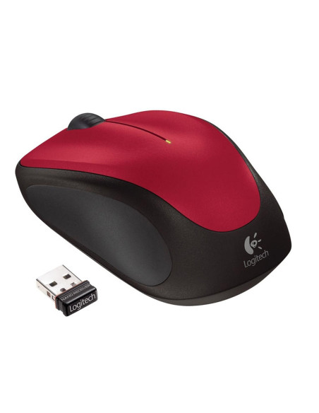 RATON LOGITECH M235 WIRELESS ROJO/NEGRO