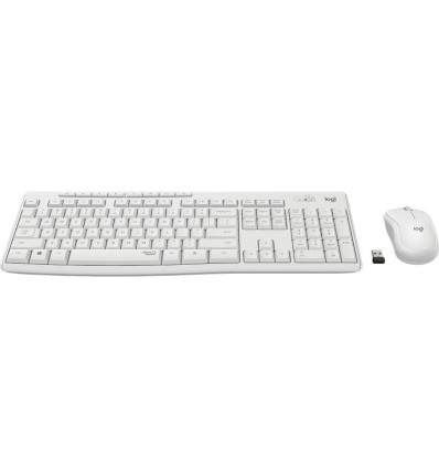 TECLADO LOGITECH MK295 WIRELESS COMBO BLANCO